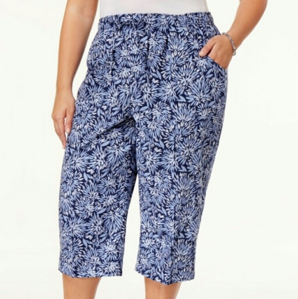 🆕 casual pants Capri bottoms comfort waist